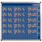 Personal-Raum-Plan,  8 Stunden, 53 Spalten, 103x117 cm, 